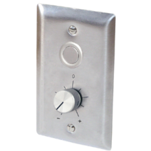 WallPlate with Rotary Setpoint and Low Profile Override