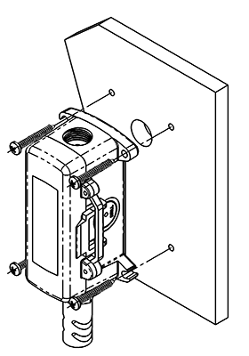 The BAPI-Box 2 enclosure outside mounting