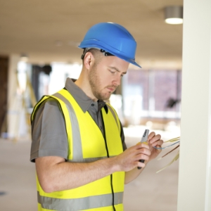 technician installing a sensor