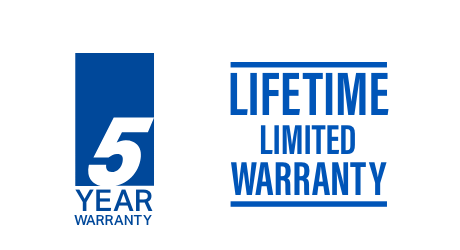 5 year warranty and lifetime limited warranty